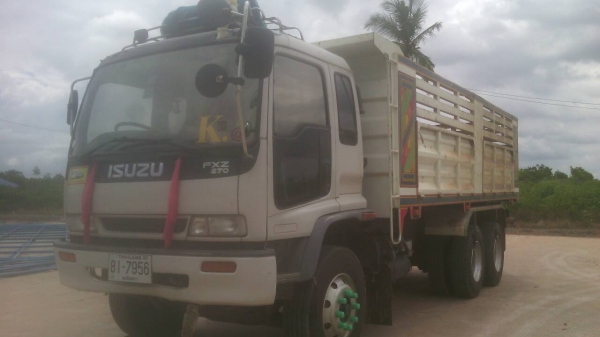 ขายรถบรรทุก 10 ล้อดัมพ์ ISUZU ROCKY 240 แรงม้าปี 2540 มีระบบลากพ่วง ราคา 1300000