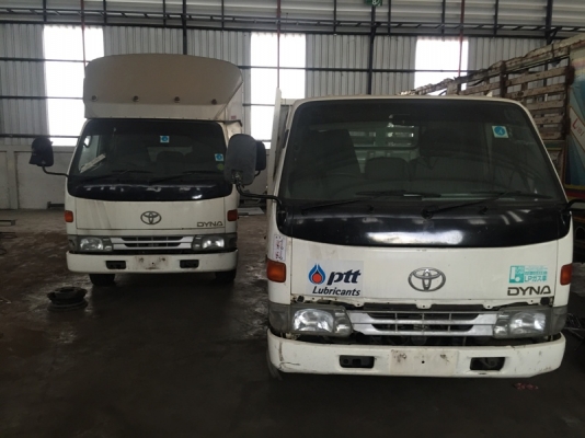 ขายรถบรรทุก TOYOTA DYNA4ล้อ 2คันเป็นตู้กับกระบะเครื่อง3Yแก๊ส ไม่มีเอกสาร ขายตามสภาพเครื่องช่วงล่างใช่งานได้ปกติ สนใจติดต่อ บจก.ชัยเสรียานยนต์ 0860801238