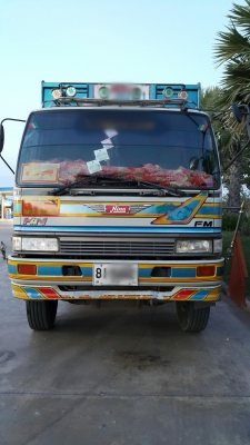ขายรถพ่วง 22 ล้อ แม่.ลูก กระบะเนียมคอกเกษตรดั้ม HINO FM3M วางเครื่อง.P11C-320 แรง 7 เกียร์ ราคา.1550000 ต่อรอง สนใจจองเลยครับ