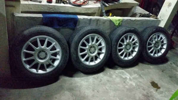 ขาย ล้อ ลายดาว eurobain ขอบ 14 หน้ากว้าง6 ออฟ38 4 รู 100 กับ 4 รู 110