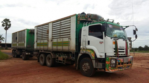 ขายรถพ่วง22ล้อ แม่.ลูก กระบะเนียมคอกเกษตรดั้ม อู่.ส สมบัติ ISUZU 360 ปี.54 ใช้งานอยู่ ราคา.2550000 สนใจรีบจองด่วน