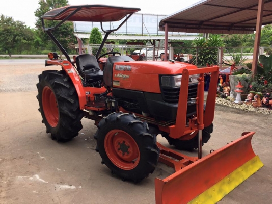 ขายรถไถKubota L4508DI Special (4WD) พร้อมใบมีดหน้าและผานพรวนช้าง รถ1,400ชม.พร้อมใช้งาน ขายรถไถKubota L4508DI Special (4WD) พร้อมใบมีดหน้าและผานพรวนช้าง รถ1,400ชม.พร้อมใช้งาน
