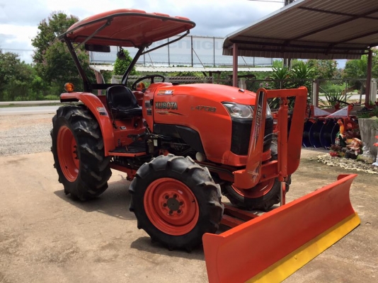 ขายรถไถ Kubota L4708(4WD) พร้อมใบมีดและผานพรวนLCS 24&#039;&#039;x6(ของใหม่) รถสวยพร้อมใช้งาน
