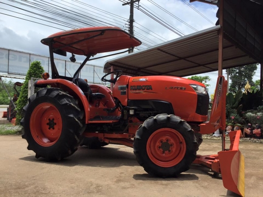 ขายรถไถ Kubota L4708(4WD) พร้อมใบมีดและผานพรวนLCS 24&#039;&#039;x6(ของใหม่) รถสวยพร้อมใช้งาน
