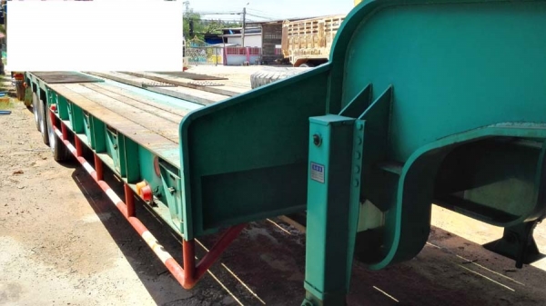 Nissan UD 290 เปลี่ยนเครื่องเป็น 320 พร้อมอุปกรณ์ยกดั๊ม เซมิดั๊ม + หางโลเบทสามเพลาแท้กางได้ 3 เมตร แท้ ยางนอก