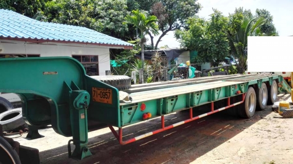 Nissan UD 290 เปลี่ยนเครื่องเป็น 320 พร้อมอุปกรณ์ยกดั๊ม เซมิดั๊ม + หางโลเบทสามเพลาแท้กางได้ 3 เมตร แท้ ยางนอก