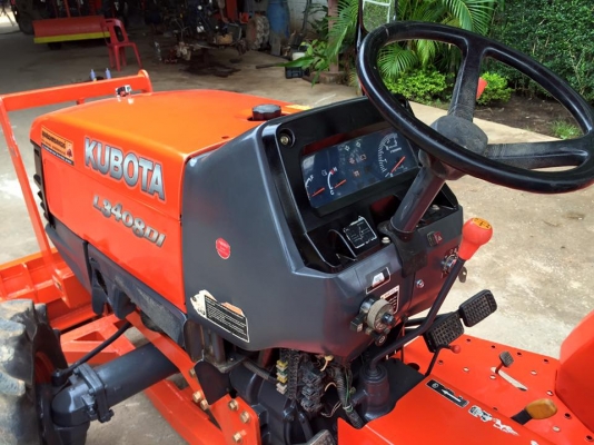 ขายรถไถKubota L3408DI (4WD) พร้อมใบมีดหน้าและผานพรวนช้าง รถพร้อมใช้งาน