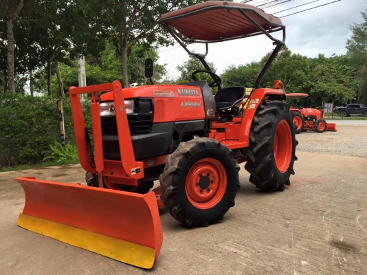 ขายรถไถKubota L3408DI (4WD) พร้อมใบมีดหน้าและผานพรวนช้าง รถพร้อมใช้งาน