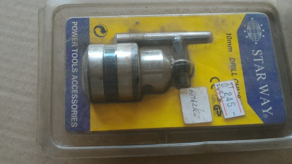 ชุดหัวจับดอกสว่าน STAR WAY แบบสวมแกนเตเปอร จับดอกได้ใหญ่่สุด 10 มม.