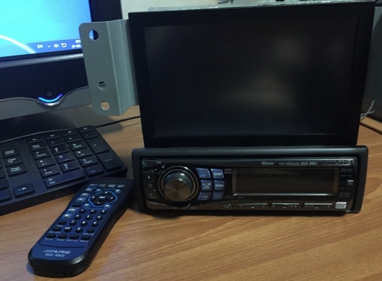 alpine 9861e+จอ อุปกรณ์ครบ