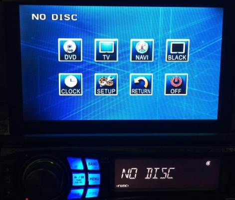 alpine 9861e+จอ อุปกรณ์ครบ