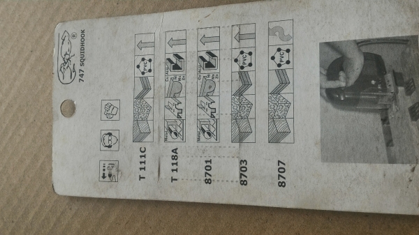 ใบเลื่อยจิ๊กซอร์ตัดไม้ตัดเหล็ก SQUIDHOOK สี่ใบ 120 บาท