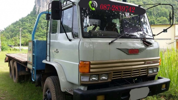 ขายรถเทนเลอร์บรรทุกแบคโฮ 10 ล้อ 2 เพลา