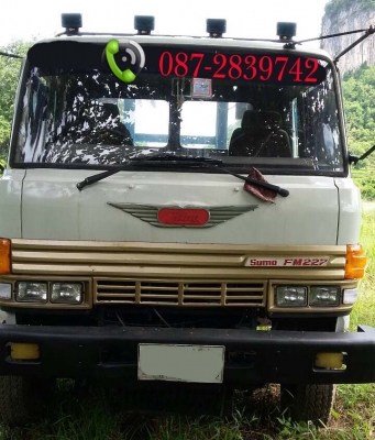 ขายรถเทนเลอร์บรรทุกแบคโฮ 10 ล้อ 2 เพลา