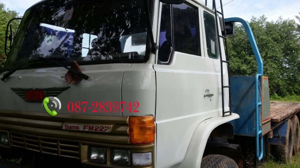 ขายรถเทนเลอร์บรรทุกแบคโฮ 10 ล้อ 2 เพลา