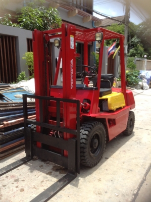 +++ ขายโฟล์คลิฟท์  TOYOTA 4FD20  ขนาด  2  ตัน  เครื่องยนต์ดีเซล  เสา  3  เมตร  เกียร์ธรรมดา  งา 1,070  มม.  ยางลม