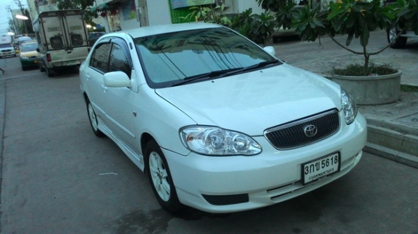 โตโยต้า - อัลติส'02 (เกียร์ธรรมดา) แบบฟูลออฟชั่น