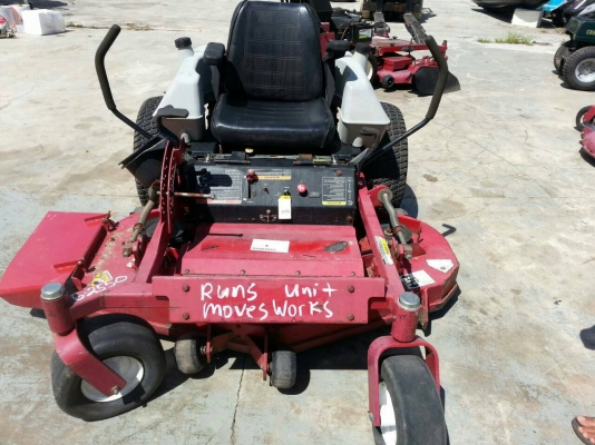 รถตัดหญ้า eXmark สภาพเดิมๆจากสหรัฐอเมริกา นำเข้าจากสหรัฐอเมริกา