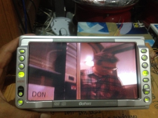 GATHERS HONDA เล่น HDD DVD MP3 จอ7นิ้วทัสกรีนเก่าญี่ปุ่นสภาพสวย