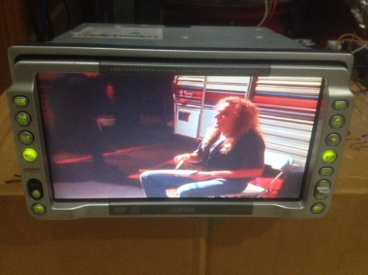 GATHERS HONDA เล่น HDD DVD MP3 จอ7นิ้วทัสกรีนเก่าญี่ปุ่นสภาพสวย