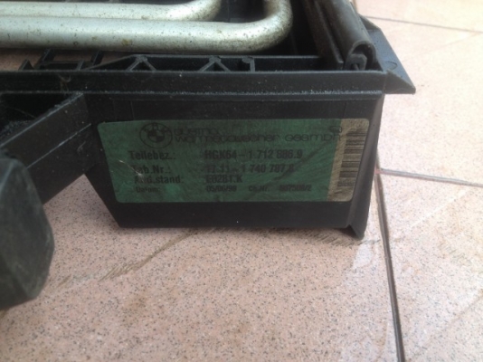 เเผงคอยร้อนเเอร์พร้อมออย BMW E39 ของเก่าญี่ปุ่นเเท้สภาพสวย