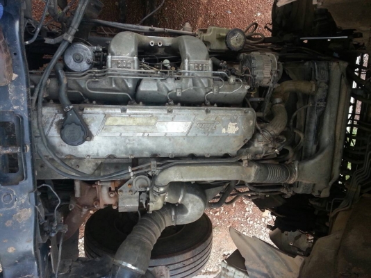 ขายรถบรรทุก 22 ล้อพ่วงแม่ลูกคอกไม่ดัมพ์ HINO FM2P เครื่อง K13C 335 แรงม้า 2 เพลา ลูกพ่วง 3 เพลา ราคา 1250000