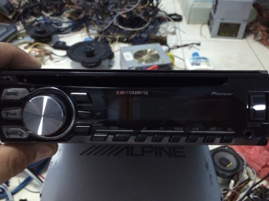 Pioneer DEH-4100 USB Ipod MP3 CD AUX ปรีเอ้า1ชุด สภาพสวย มือ2 ญี่ปุ่น