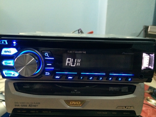 Pioneer DEH-4100 USB Ipod MP3 CD AUX ปรีเอ้า1ชุด สภาพสวย มือ2 ญี่ปุ่น