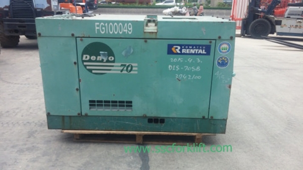 DENYO DIS70 aIR ComprESSOR ชั่วโมงใช้งานเพียง 562ชม.
