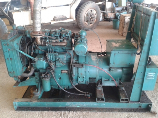 ขายเครื่องปั่นไฟ 12 kva เครื่องประมูลมาชั่วโมงใช้งานน้อย
