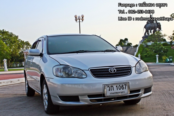 Toyota Altis 1.6 J 2001 AT Airbag-Abs รถบ้านแท้ ๆ Toyota Altis 1.6 J 2001 AT Airbag-Abs รถบ้านแท้ ๆ