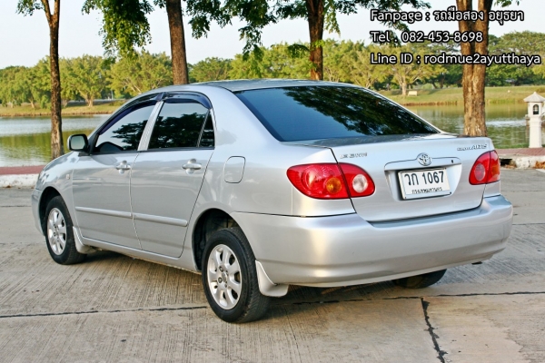 Toyota Altis 1.6 J 2001 AT Airbag-Abs รถบ้านแท้ ๆ Toyota Altis 1.6 J 2001 AT Airbag-Abs รถบ้านแท้ ๆ