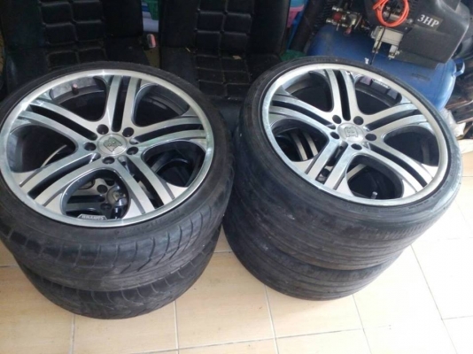ขายล้อ brabus block Q ขอบ 19พร้อมยาง ขาย 39000