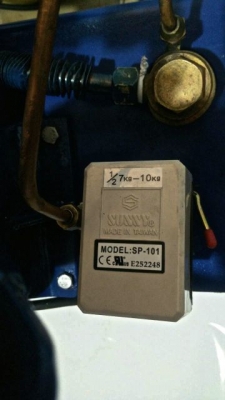 ปั้มลมสายพาน PUMA 1 HP ถังลม 120 ลิตร ไฟบ้าน 220 ขาย 6600