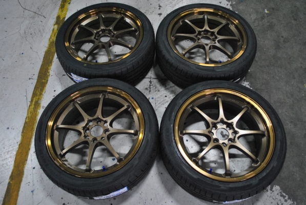 ขายล้อมือสอง CE28 ขอบ17X7 พร้อมยางใหม่ TOYO DRB 205/45R17