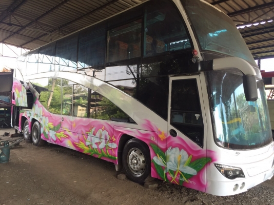 แซสซีนิสสัน 8ล้อสองชั่น เครื่องสแกนเนีย 113 ตัวถังเชิดชัย ยี่ห้อ วอลโว่