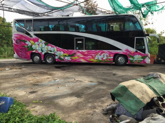 แซสซีนิสสัน 8ล้อสองชั่น เครื่องสแกนเนีย 113 ตัวถังเชิดชัย ยี่ห้อ วอลโว่