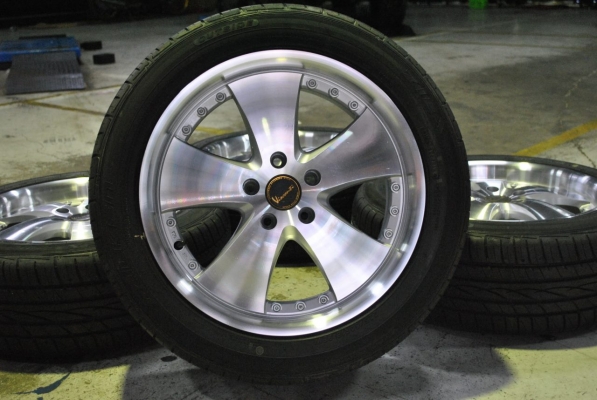 ขายล้อมือสอง VISCONTI ขอบ18 พร้อมยาง FALKEN ZE912 225/50R18