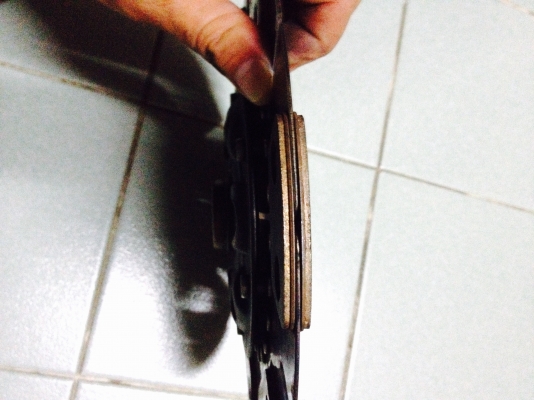 วีโก้หวีคลัช2ชั้น+แผ่นก้อนทองแดง10"2