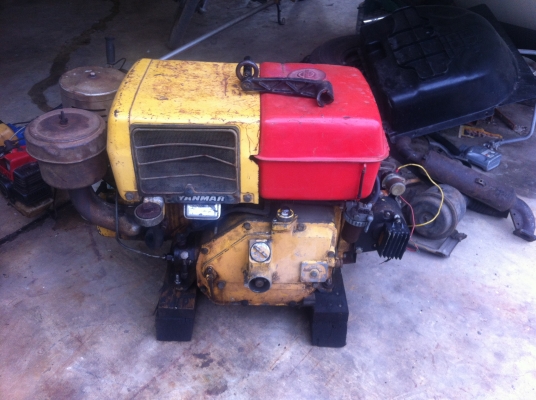 ขายเครื่องYANMAR NS130C-Gมีไดสตาทเก่านอกคับ