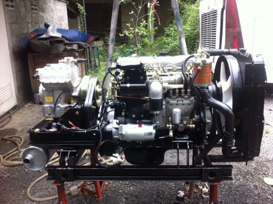 เครื่องtoyota 2j ดีเซล สำหรับฉุดแอร์Bock ,Bitzer,denso ไดชาร์จ150แอมป์