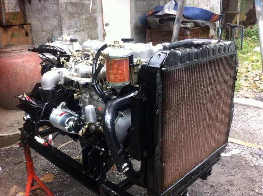 เครื่องtoyota 2j ดีเซล สำหรับฉุดแอร์Bock ,Bitzer,denso ไดชาร์จ150แอมป์