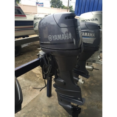 ขายเครื่องเรือเร็วมือสอง Yamaha 50แรง 4จังหวะ 4สูบ หางยาว 25นิ้ว จากญีปุ่น