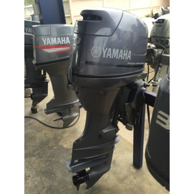 ขายเครื่องเรือเร็วมือสอง Yamaha 50แรง 4จังหวะ 4สูบ หางยาว 25นิ้ว จากญีปุ่น