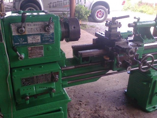 แท่นกลึง 5 ฟุต ต้าชิง 3 เพลา เกียร์บล็อก ไฟบ้าน 60,000