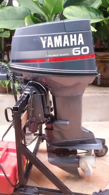 ํเครื่องเรือ Yamaha 60 Hp 3สูบ 2จังหวะ หางยาว21"