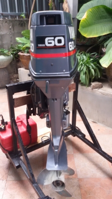 ํเครื่องเรือ Yamaha 60 Hp 3สูบ 2จังหวะ หางยาว21"