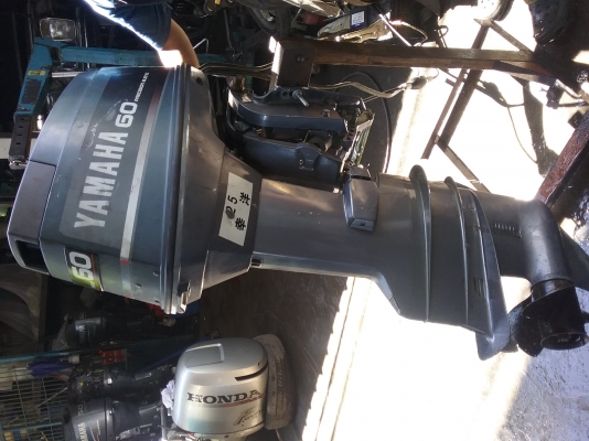 เครื่องเรือ yamaha 60hp ทริมไฟฟ้าหางยาวเก่าญี่ปุ่นครับ