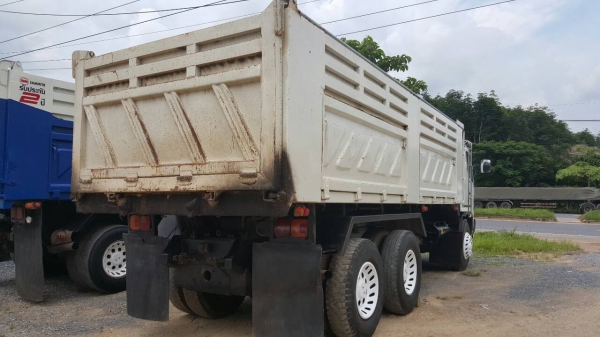 ขายรถบรรทุก 10 ล้อดัมพ์ HINO MEGA 260 แรงม้าปี 2547 มีระบบลากพ่วง ราคา 1600000