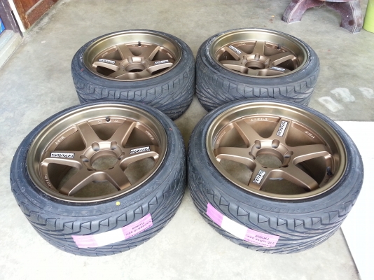 ก้านตรงขอบ18 ใหม่ พร้อมยางใหม่